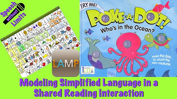 AAC Modeling Simplified Language in a Shared Reading Interaction