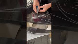 Tombstone Line Carving