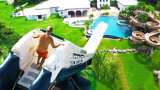 Top 10 CRAZIEST Backyard Waterslides EVER BUILT!