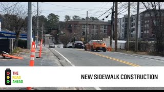 The Road Ahead in Sandy Springs:  New Sidewalk Construction