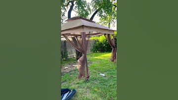 Pop up Gazebo from Big Lots #biglots #backyard #summervibes