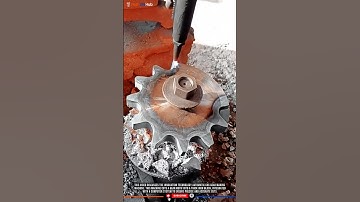 Innovation Technology Machining: Automated CNC Gear Maker, Precise & Accurate. #tech