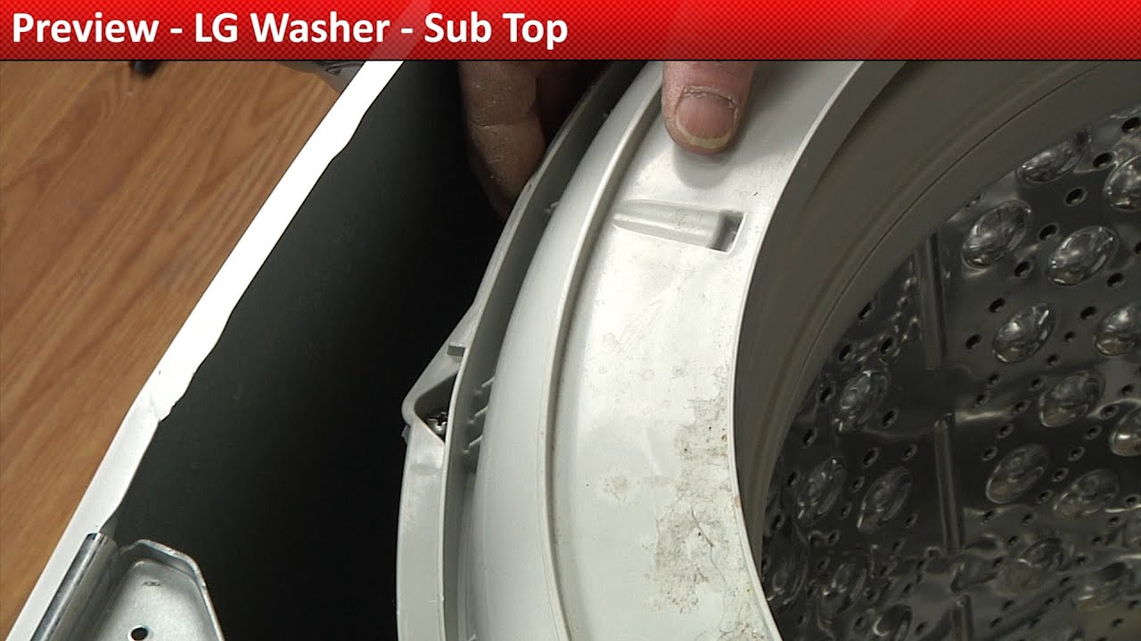 LG Washer Water Leaks on Spin Sub Top Repair YouTube