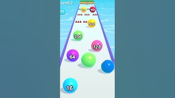 #shorts - Ball Run 2048 Casual Mobile Game  - All Levels  Walkthrough iOS, Android Update #2 #viral