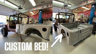 PROJECT KRUTE EP. 7 | Custom Jeep TJ Brute Bed!  Hand Rolled Sheet Metal?!