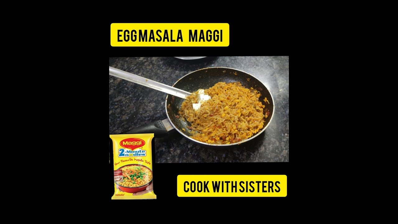 Easy Recipe To make Yummy EGG MASALA MAGGI with home ingredients in
