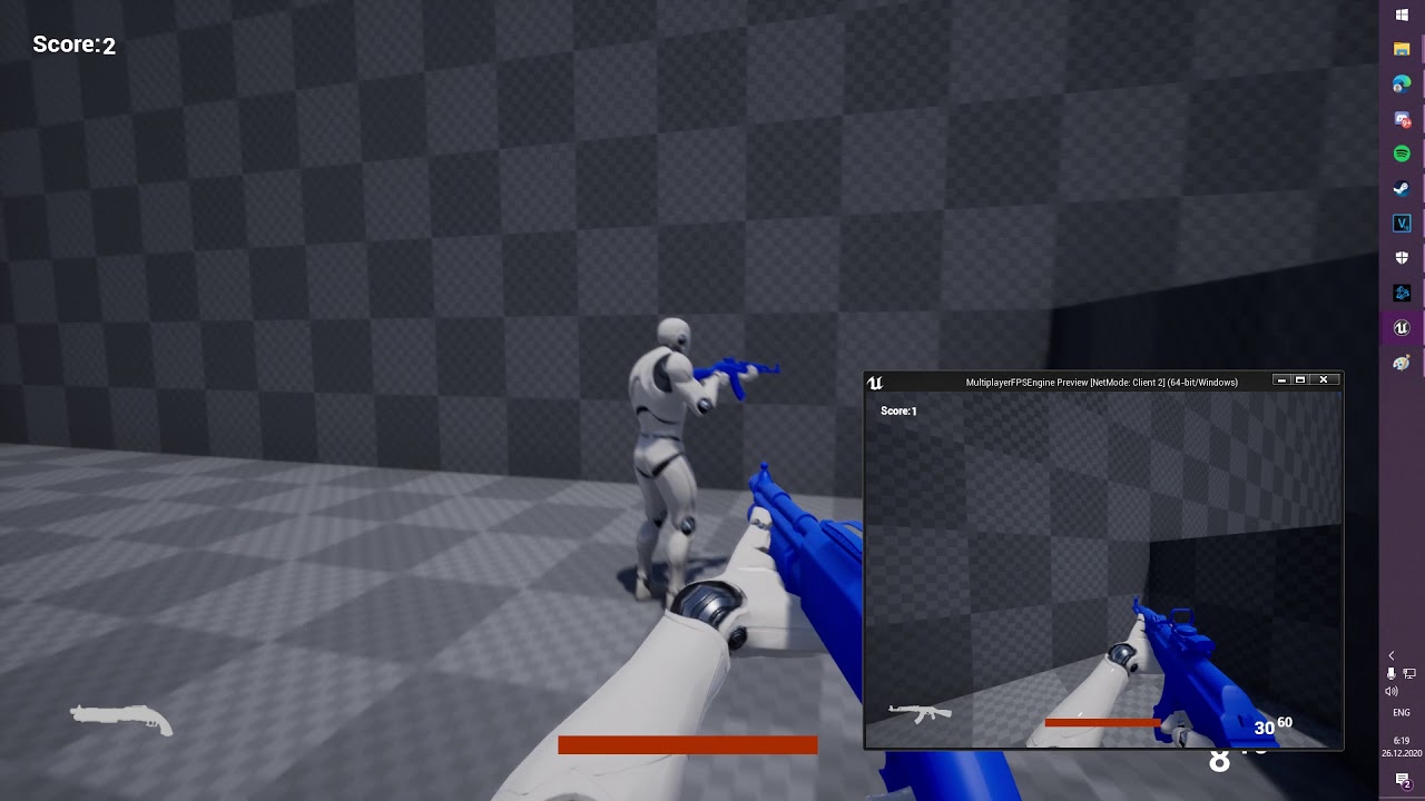 Multiplayer FPS Engine demo 2 | unreal engine marketplace - YouTube