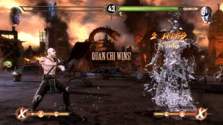 Mortal Kombat Komplete Edition PC gameplay Rain vs Quan Chi