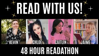 48 HOUR READATHON LIVE READING SPRINTS WITH CHLOE, JAIME AND CAITLIN