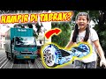 24 JAM DI HOVERBOARD Part 2, CHIARA HAMPIR KECELAKAAN DITABRAK MOBIL TRUK !! Drama | CnX Adventurers