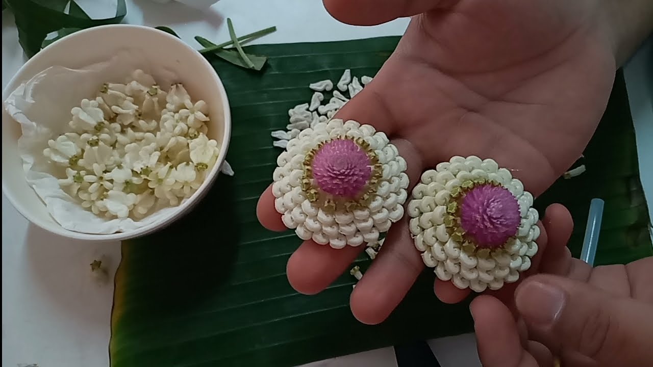 ทัดหูดอกรักแบบกลม