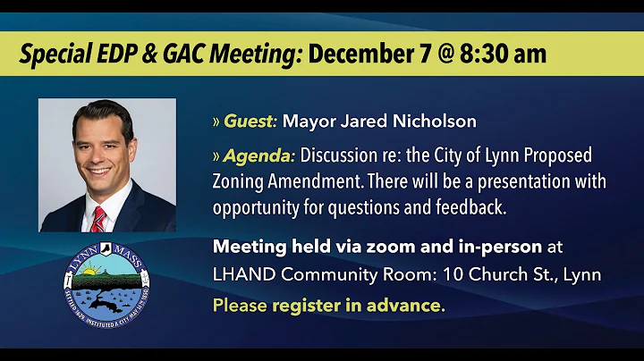 Special GLCC EDP/GAC Meeting with Mayor Jared Nich...