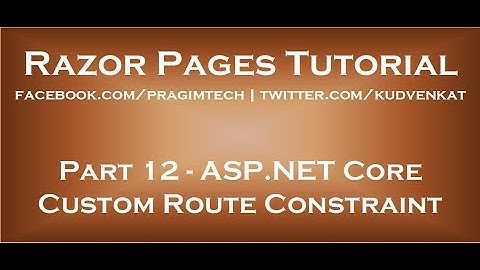 ASP NET Core aangepaste routebeperking