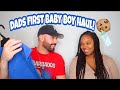 DADS FIRST BABY BOY HAUL! | SURPRISES MOM!