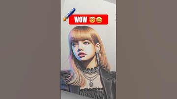 7 Levels of Girl Portrait Drawing: How to Draw a Girl #shorts #lisa #art