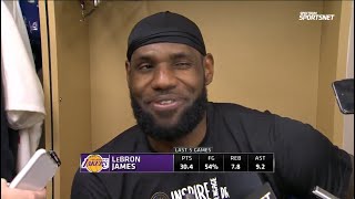 LeBron James postgame interview | Lakers vs Grizzlies