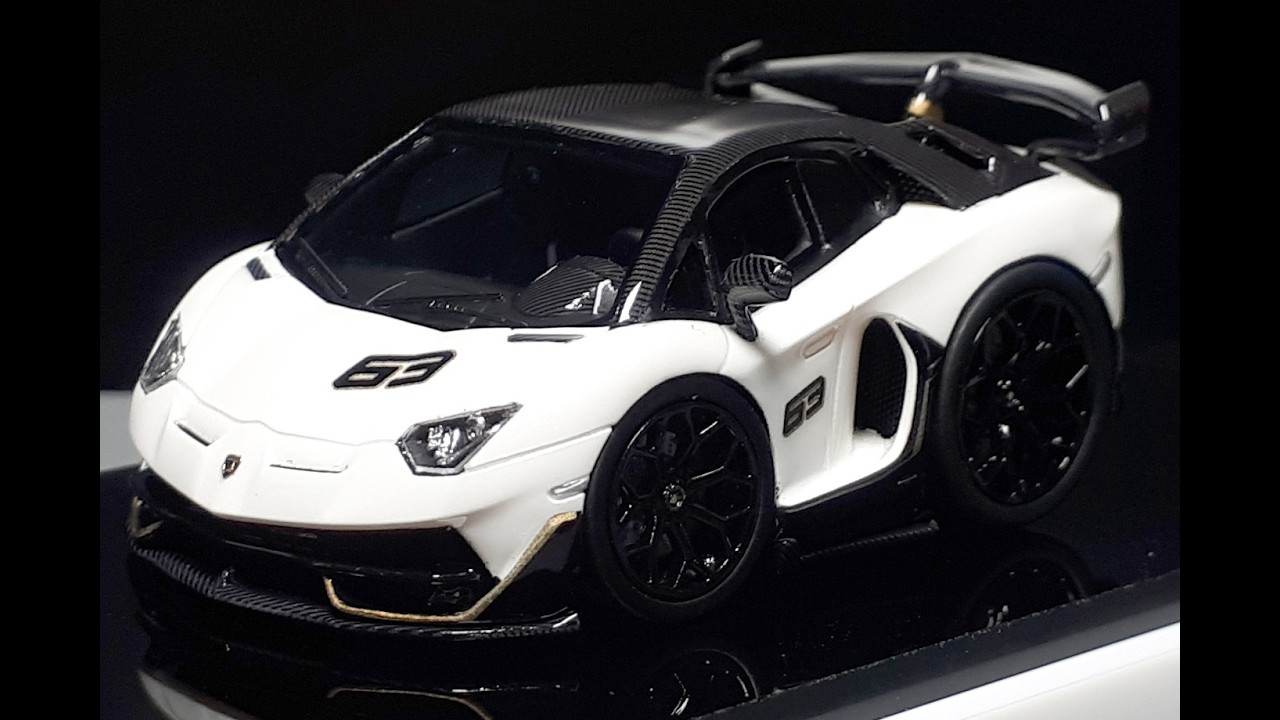 Tooned Lamborghini Aventador SVJ 63 by EraQ KR resin model car