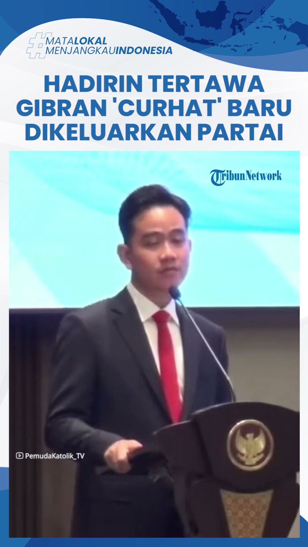 Disambut Tawa, Gibran Cerita Dikeluarkan dari PDIP saat Pidato: Mas Gusma Ini Senasib dengan Saya