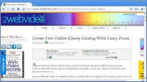 2 Amazing jQuery Catalog For Product Display - Free HTML