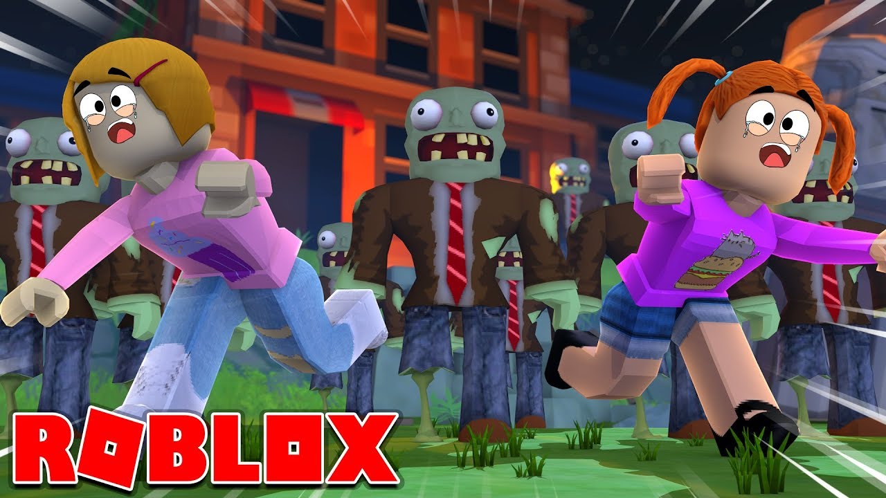 Roblox Escape The Zombie Asylum With Molly And Daisy Youtube - zombie nurse top roblox