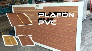 plafon PVC dijadikan pintu sliding?? gimana jadinya?