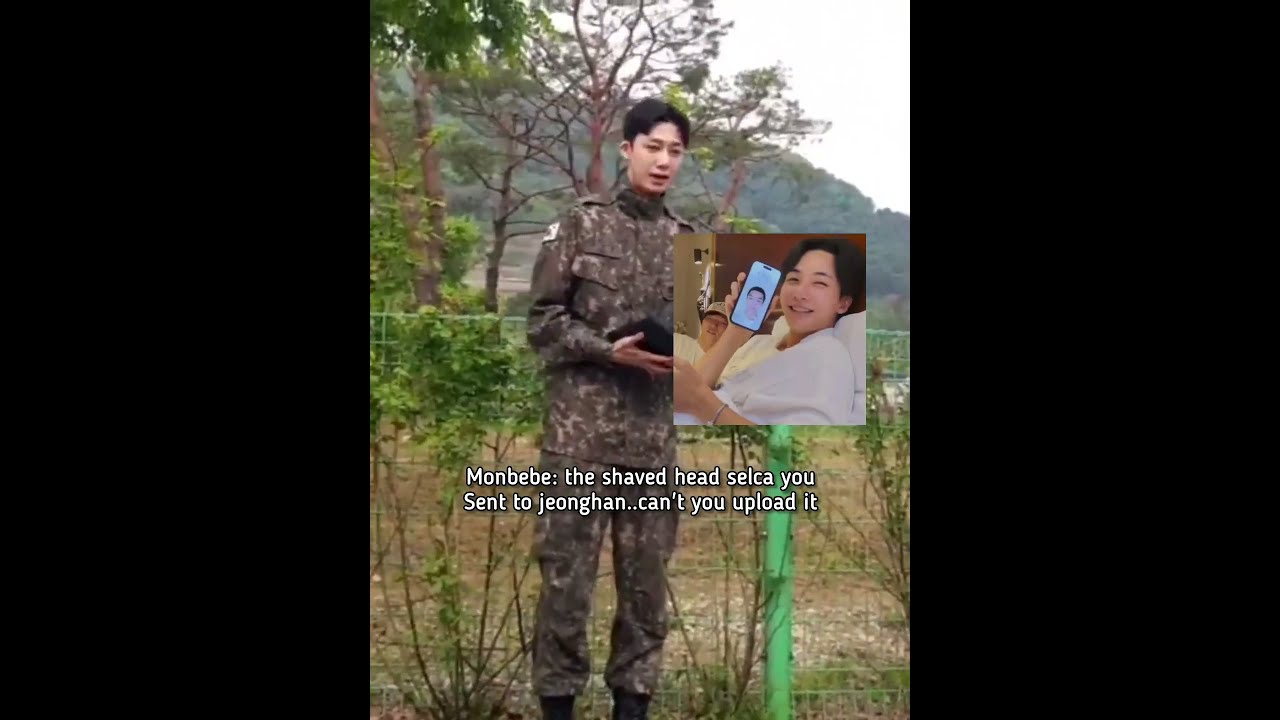 man got discharged yesterday 😭🤭😭#jeonghan #hyungwon #seventeen #monstax