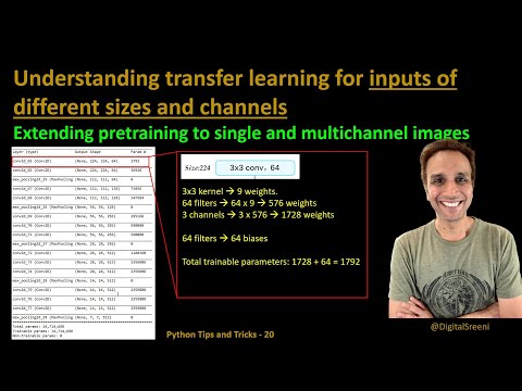 Tips Tricks 20 – Understanding transfer learning for different size and channel inputs