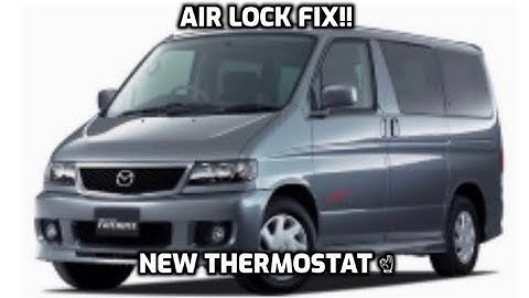 Mazda bongo [ thermostat and bleeding the cooling system ]