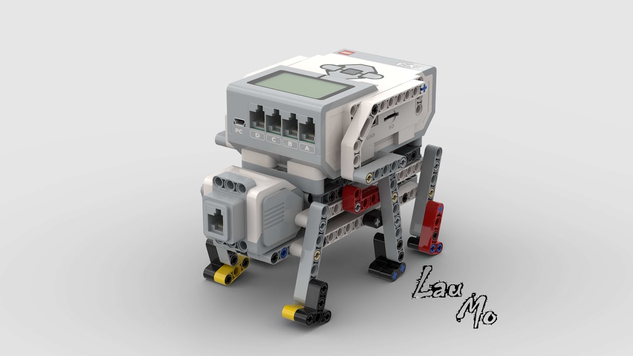 10【Lau Mo】LEGO EV3 Robot《Hexapod Walking Robot六足步行機器人》building instructions  of 45544 Core Set - YouTube