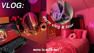 college MOVE IN vlog & dorm tour!! | CSULB 📦✨