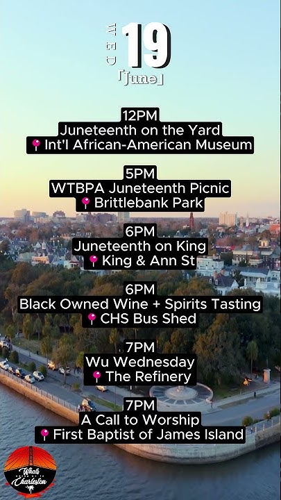 Happy Juneteenth - Charleston, SC - YouTube
