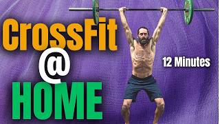 High Intensity CrossFit at Home For Busy Dads (12 Minutes)