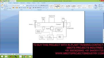 DESIGN AND FABRICATION OF  Automatic Quality Checking System MECHANICAL PROJECT-MBOTS PROJECT
