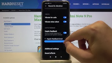 How to Operate Vibration Settings in Xiaomi Redmi Note 9 Pro – Enable/Disable Vibrations