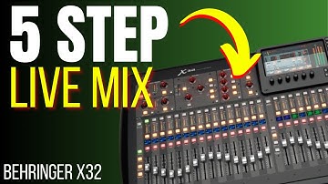 Stop Ruining Your Stream In 5 Steps! (Behringer X32)