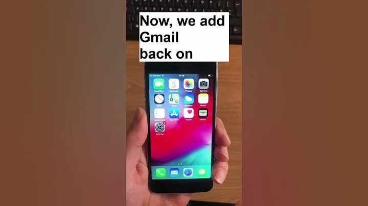 How To FIX GMAIL Email Account Problems On Your iPhone  #shorts