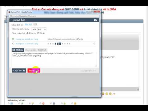 Hướng dẫn tải ảnh lên để chèn vào bài viết