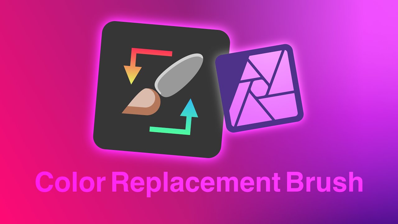 Affinity Photo 2.2 Color Replacement Brush Tool YouTube