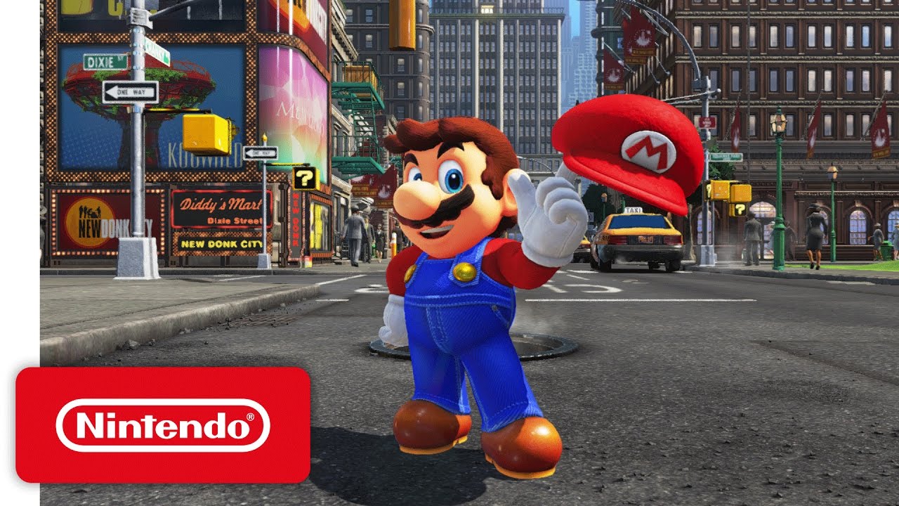 videos of super mario odyssey