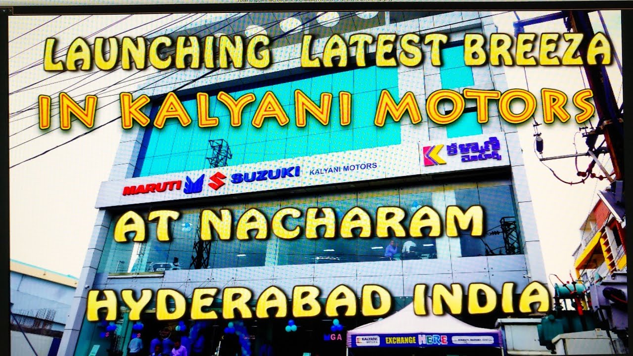  LAUNCHING LATEST BREEZA IN KALYANI MOTORS AT NACHARAM