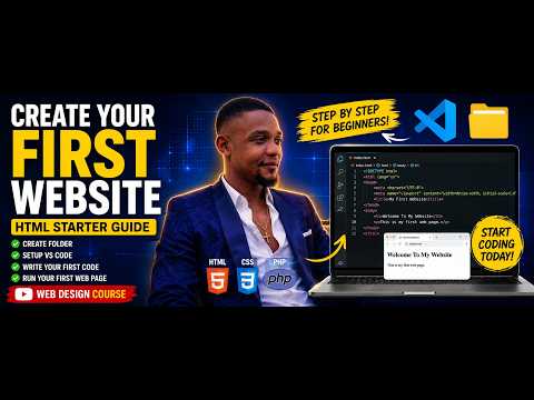 Create Your First Web Page Step by Step | Web Development for Beginners #2