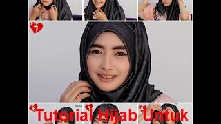 Tutorial Hijab Simple Untuk Wajah Bulat Dan Tembem Part 5