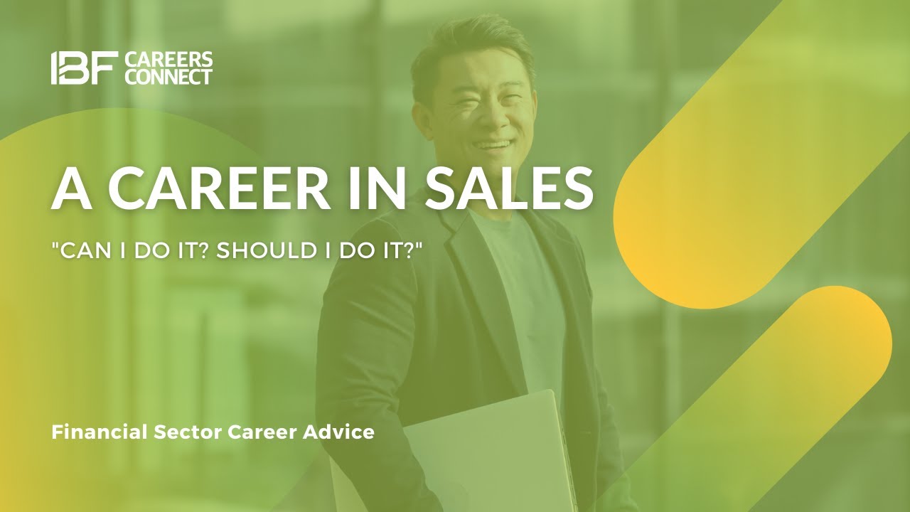Why you should seriously consider a career in Sales - YouTube