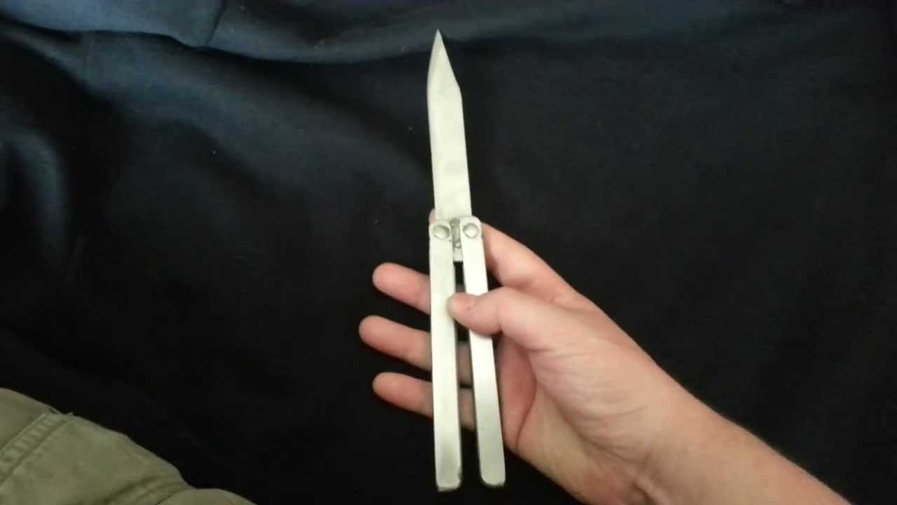 Home made butterfly knife/balisong YouTube