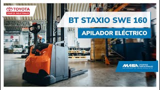 Apilador Eléctricto Toyota Bt Staxio Swe 160 Toyota Montacargas