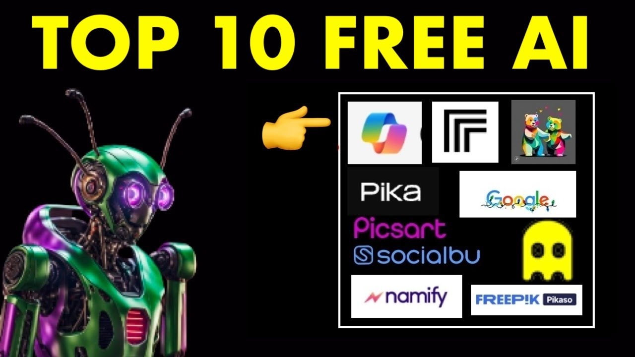Top 10 FREE AI Tools To 10x Your Life & Business 💪 - YouTube