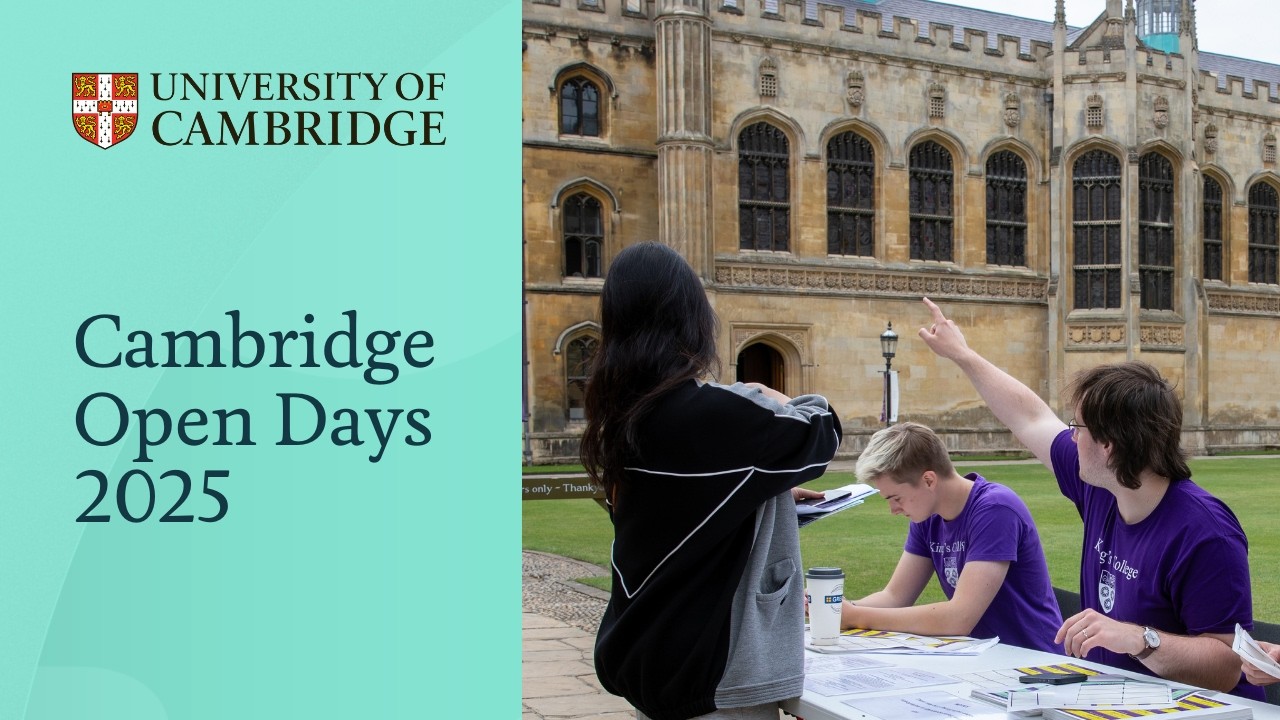 Cambridge University Open Days 2025