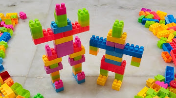 Satisfying DIY Robots ASMR/ Building  blocks /block game /Lego block #asmr#buildingblocks#asmrsounds