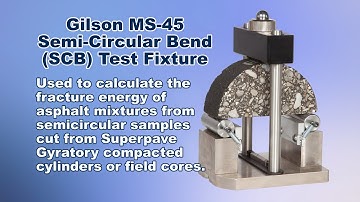 Gilson Semi-Circular Bend (SCB) Test Fixture (MS-45)