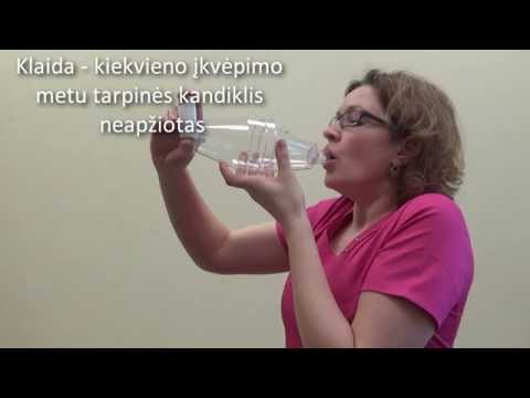 Video: Inhaliatoriaus Tarpiklis Astmai Gydyti: Naudojimo Būdai, Pranašumai Ir Kita